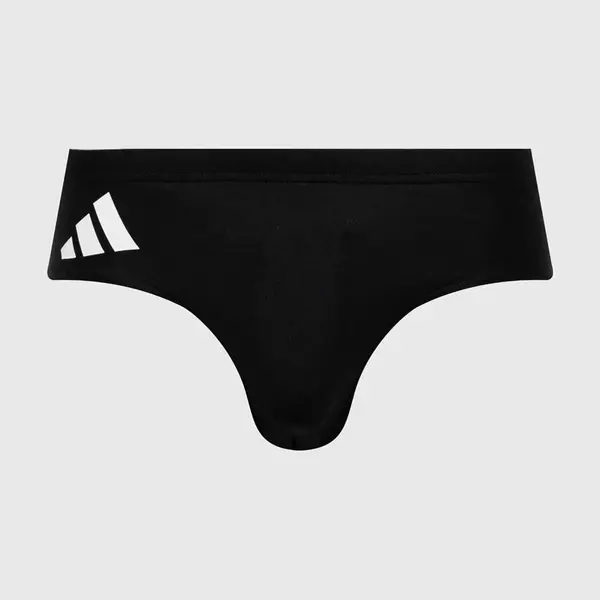 Plavky adidas Performance Solid černá barva, IA7086
