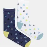 Dětské ponožky United Colors of Benetton 2-pack tmavomodrá barva, 6AO307045