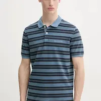 Bavlněné polo tričko Marc O'Polo modrá barva, 522206853040