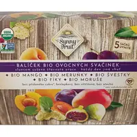 Sunny Fruit BIO Balíček ovocných svačinek 5x36 g