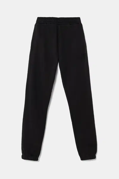 Dětské bavlněné tepláky Guess černá barva, J5RQ12 KAD74