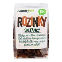 Country Life Rozinky sultánky BIO 200 g
