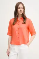 Lněná košile United Colors of Benetton