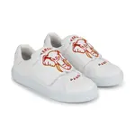 Dětské kožené tenisky Kenzo Kids bílá barva