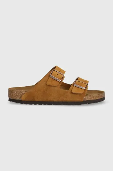 Semišové pantofle Birkenstock Arizona