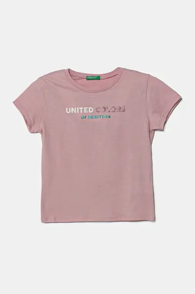 Dětské bavlněné tričko United Colors of Benetton