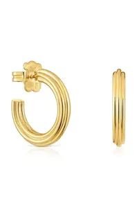 Pozlacené stříbrné náušnice Tous 1950