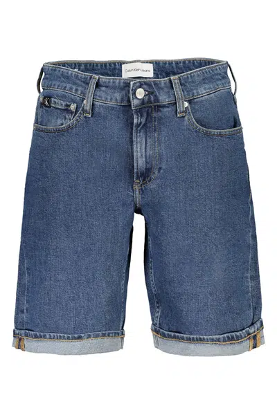 CALVIN KLEIN MEN'S JEANS SHORT BLUE