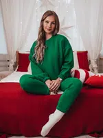 Komplet damski dresowy ARIELLA PREMIUM zielony Dstreet