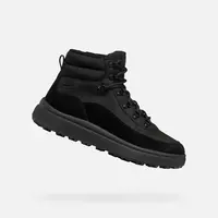 Black men's ankle shoes Geox Granito + Grip B A - Men's