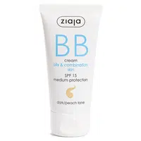 ZIAJA BB krém pro mastnou a smíšenou pleť SPF 15 Dark/Peach Tone 50 ml