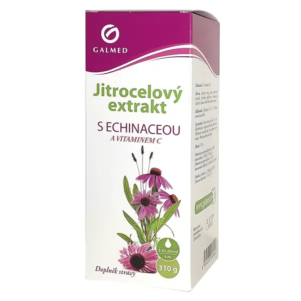 GALMED Jitrocelový extrakt s echinaceou  a vitamínem C 310 g