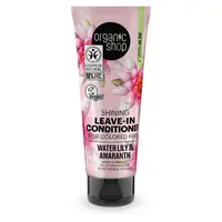 ORGANIC SHOP Rozjasňující bezoplachový kondicionér pro barvené vlasy Leknín a amarant 75 ml