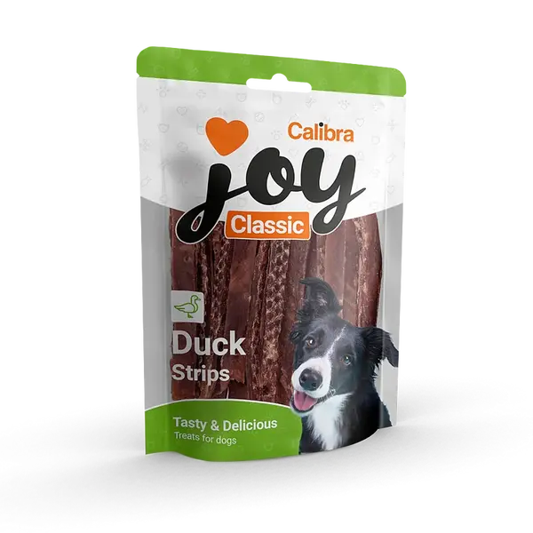 CALIBRA Joy dog classic duck strips kachní plátky 80 g
