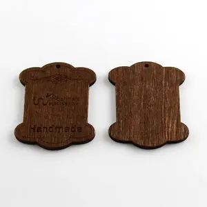 Dyed Rectangle Wood Pendants