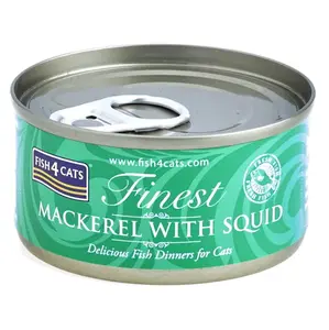 FISH4CATS  Finest makrela s olihní konzerva pro kočky 70 g