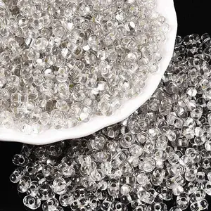Baking Paint Transparent Glass Seed Beads