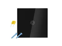 Vypínač skleněný LTC M175 jednotlačítkový