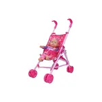 Sportovní kočárek s panenkou 30cm
