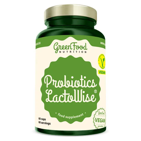 GREENFOOD NUTRITION Probiotics lactowise 60 kapslí