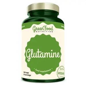GREENFOOD NUTRITION Glutamine 120 kapslí