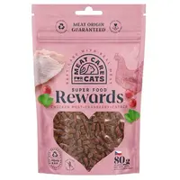 MEAT CARE Rewards Kuřecí pamlsky pro kočky s šantou a brusinkou 80 g
