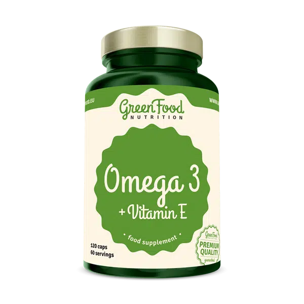 GREENFOOD NUTRITION Omega 3 120 kapslí