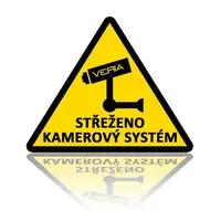 Samolepka - Střeženo kamerový systém