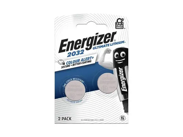 Baterie CR2032 ENERGIZER Ultimate lithiová 2ks / blistr -30°C
