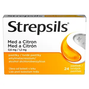 STREPSILS Med a citron 0,6 mg 24 pastilek