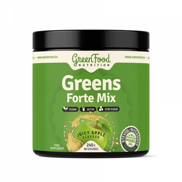GREENFOOD NUTRITION Greens Forte Mix juicy apple 240 g