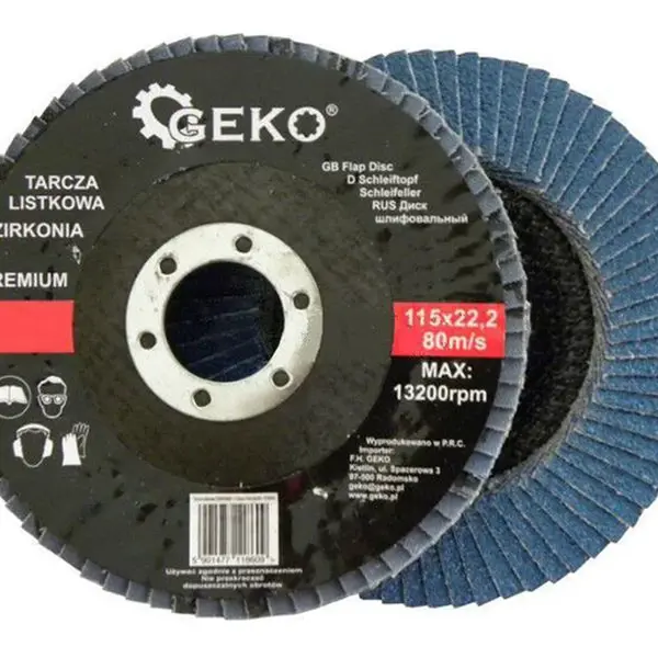 Kotouč na kov lamelový 125mm P60 Premium GEKO G78512