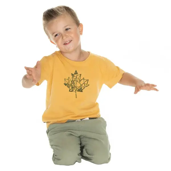 Bushman Dětské tričko Kunratická K, žluté 116