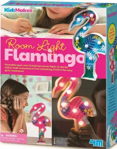 4M KidzMaker Lampička - Plameňák (604743)