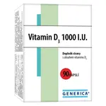 GENERICA Vitamin D3 1000 I.U. 90 kapslí