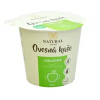 NATURAL JIHLAVA Ovesná kaše jablečná bez lepku natural 80 g
