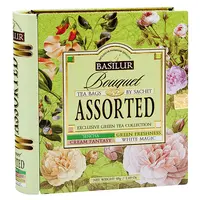 BASILUR Book assorted bouquet zelený čaj 32 sáčků
