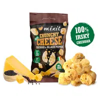 MIXIT Křupavý sýr do kapsy irský cheddar a černý pepř 20 g
