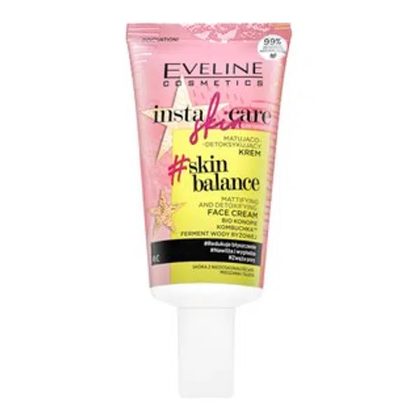 Eveline Insta Skin Care Skin Balance Mattifying And Detoxifying Face Cream detoxikačný krém pre problematickú pleť 50 ml