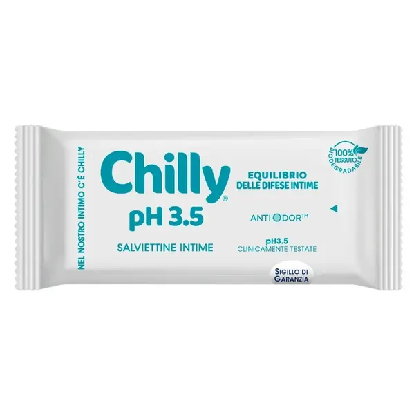 CHILLY Obrúsky pre intímnu hygienu pH 3,5 12 kusov