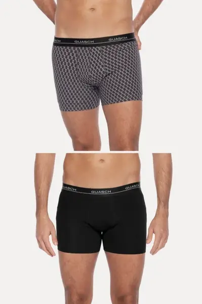 Pánské boxerky CESAR z elastické bavlny, 2 ks XXL V dárkovém boxu 2 ks