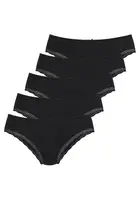 LASCANA Nohavičky  čierna