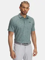 Pánské tričko Under Armour UA Playoff 3.0 Printed Polo-GRN - Pánské