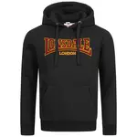 LONSDALE Mikina 'Classic'  karí / červená / čierna