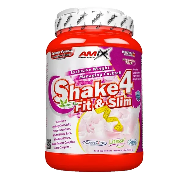 Amix Nutrition Shake 4 Fit&Slim 500g - banán