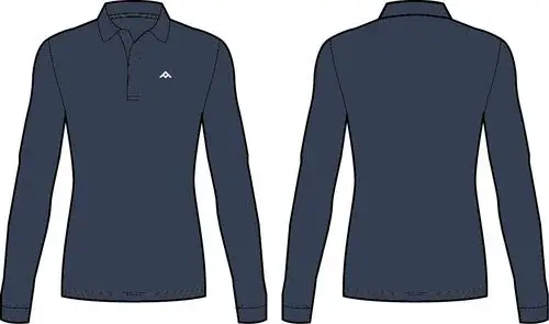 Women's T-shirt NAX BERGA mood indigo variant pa