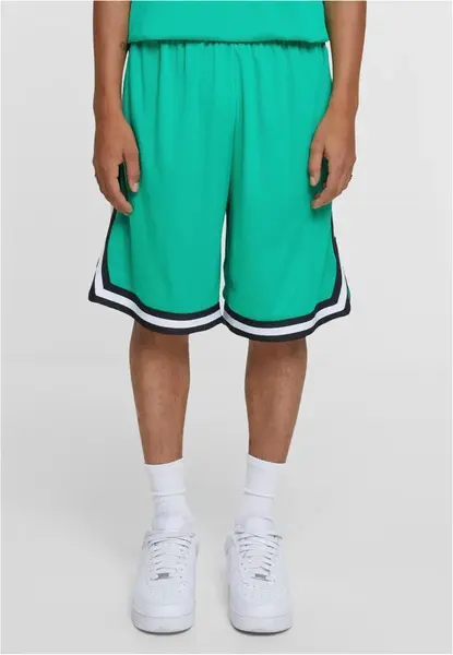 Men's Stripes Mesh Shorts - Green