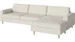 Pohovka Scandinavia 3½ místná s lenoškou - pravá, slonovina - Bolia