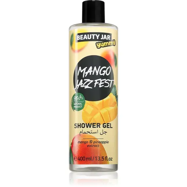 Beauty Jar Yummy Mango Jazz Fest regeneračný sprchový gél 400 ml