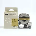 Epson LC-SM24ZW, 24mm x 8m, černý tisk / zlatý podklad, kompatibilní páska